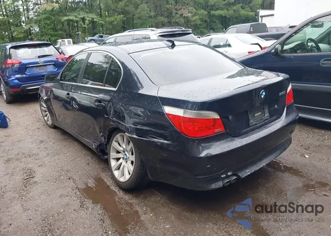 2007 BMW 530I из США, поврежденный, VIN WBANE73507CM54309